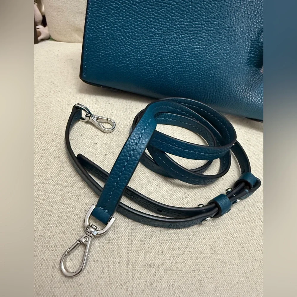 MICHAEL - Michael Kors Teal Mercer Handbag/Crossbody - LIKE NEW!!! - Picture 7 of 14